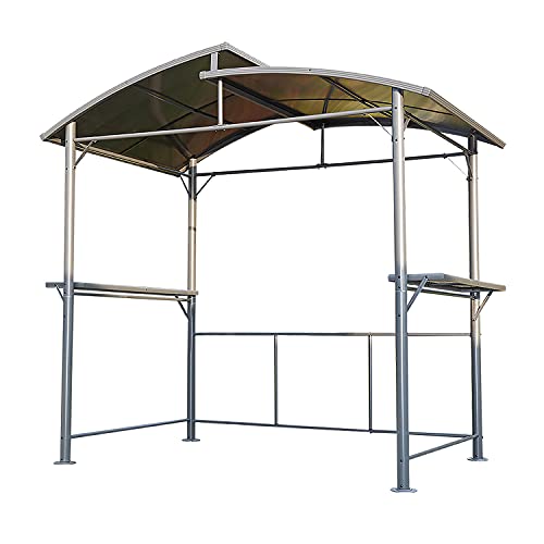 Angel Living 5840600 245x150x233 cm Grillpavillon, Gartenpavillon Garten Überdachung Grillhaus aus...