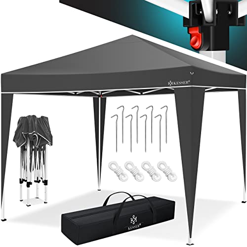 KESSER® Pavillon 3x3m | wasserdicht | inkl. Tasche | Pop-Up Klicksystem | UV-Schutz 50+ |...